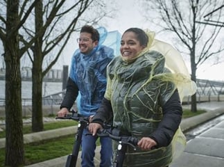trottinette pluie